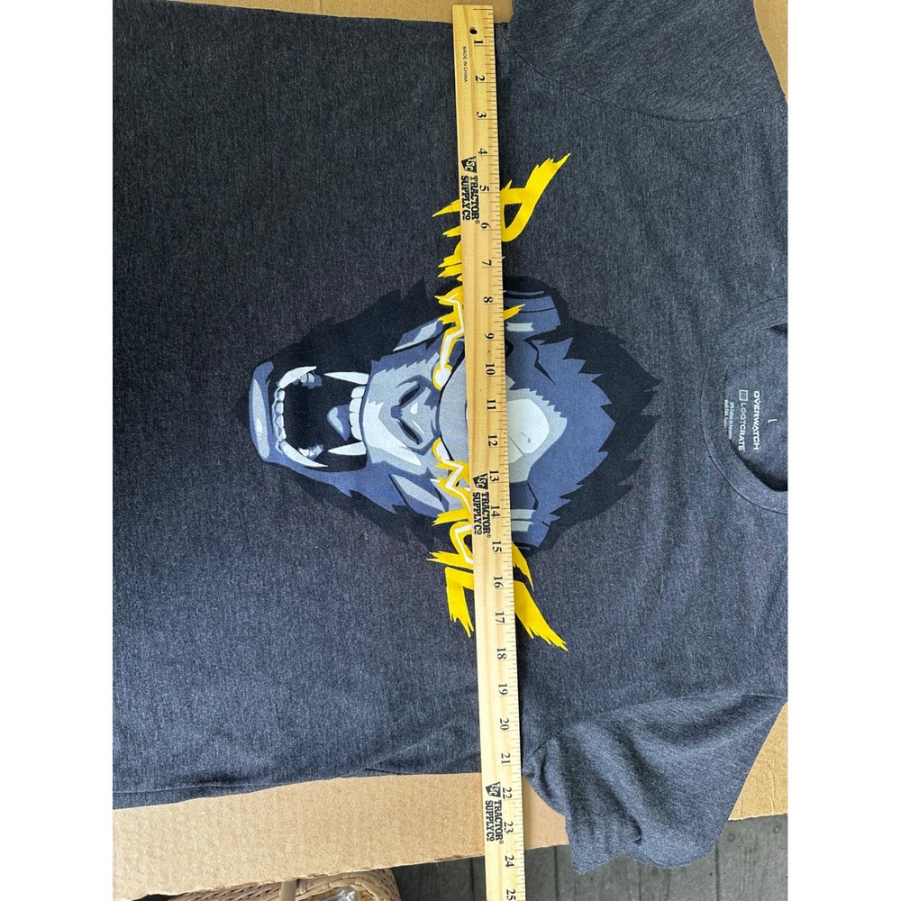Overwatch Primal Rage Graphic Print T-Shirt Gaming Tee Gray Large - Picture 12 of 13